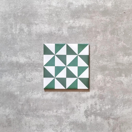 Magic Diamond Green 20cm x 20cm FULL TILE SAMPLE