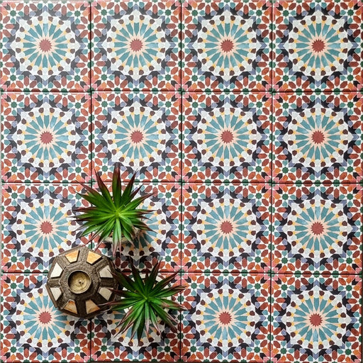 Marocain Mulai MINI Moroccan Porcelain Wall & Floor Tile 15cm x 15cm