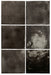 Vista cenital de azulejos de pared cerámicos Zellij Negro Cuadrado 13,2 × 13,2 cm de estilo marroquí, dispuestos para destacar la profunda variación tonal en negro, el acabado brillante de aspecto artesanal y los bordes suavemente irregulares para un aspecto auténtico y lleno de carácter.
