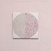 Kasuf Rose 20x20cm terrazzo-style decor tiles featuring a soft pink and neutral circular pattern with speckled terrazzo detailing, ideal for adding a playful yet elegant geometric look to contemporary interiors.