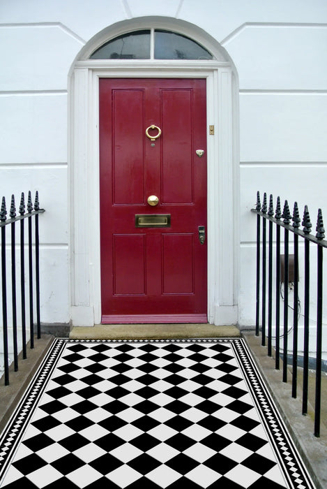 Base victoriana Maison MINI negra de 15 cm x 15 cm