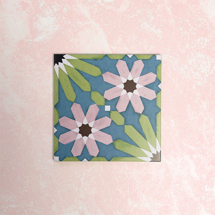 Fizaan Summer | Estilo marroquí | 20 × 20 cm