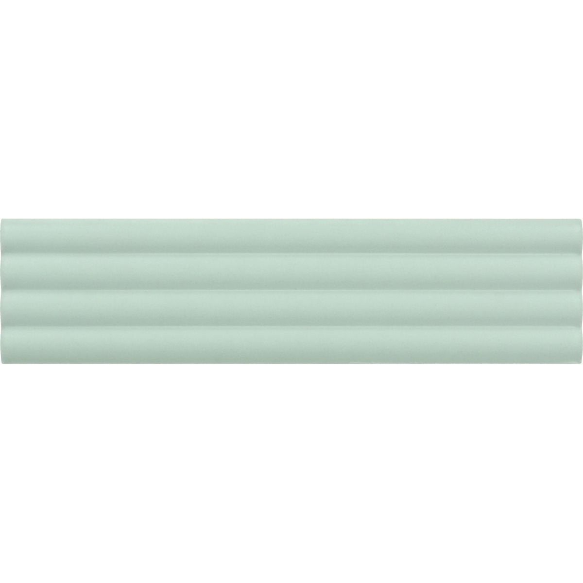 Gallery 3D Ribbed DECOR Tile Aloe Green Matt 5cm x 20cm — Artisan Ceramica