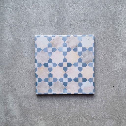 Bedouin Mequinez Blue MINI 15cm x 15cm FULL TILE SAMPLE