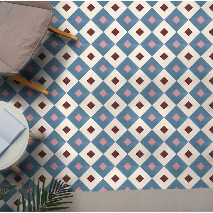Cabana Guazzatto 20cm x 20cm Muestra de Azulejo Completo