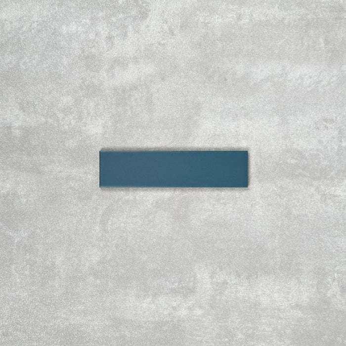 FULL TILE SAMPLE Gallery Brick MATT Glacier Green Wall Tiles 5 x 20cm