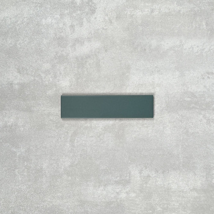 Gallery Brick Tile Laurel Green Matt 5cm x 20cm