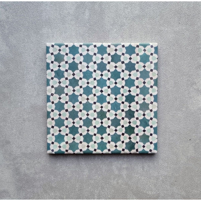 Marocain MINI Arcila Azulejo Marroquí para Piso y Pared 15cm x 15cm