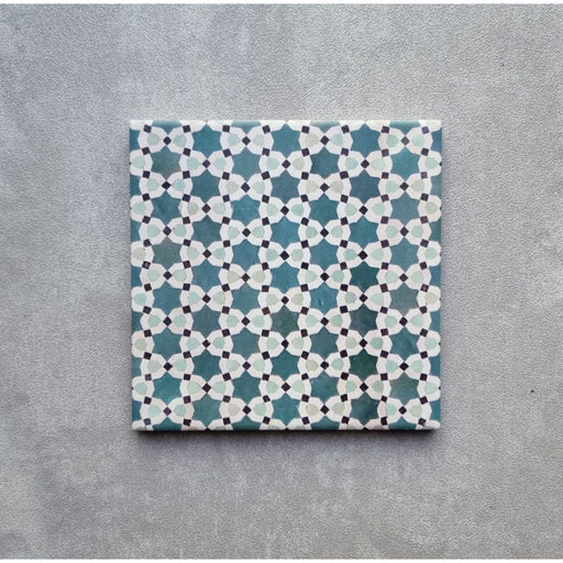 Marocain MINI Arcila MINI Moroccan Wall & Floor Tile 15cm x 15cm FULL TILE SAMPLE