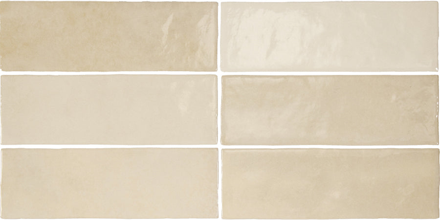 Zellij Brick Tile | Brillo ocre | Minezo marroquí | 6.5 cm x 20 cm