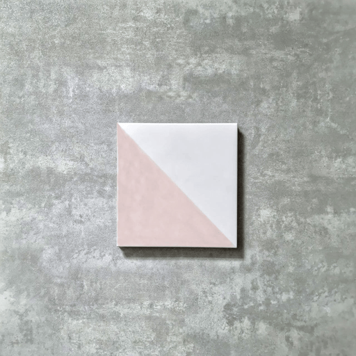 Magic Triangle Tiles | Pink Tiles | Wall & Floor Tiles | 20cm x 20cm FULL TILE SAMPLE