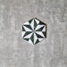 Plaza Emerald Green and Carrara White Hexagon 18.7cm x 21.6cm FULL TILE SAMPLE