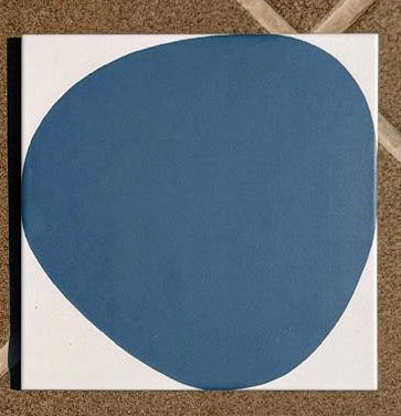 Pebble Reversed Beach Blue Porcelain Anti Slip 20cm x 20cm FULL TILE SAMPLE