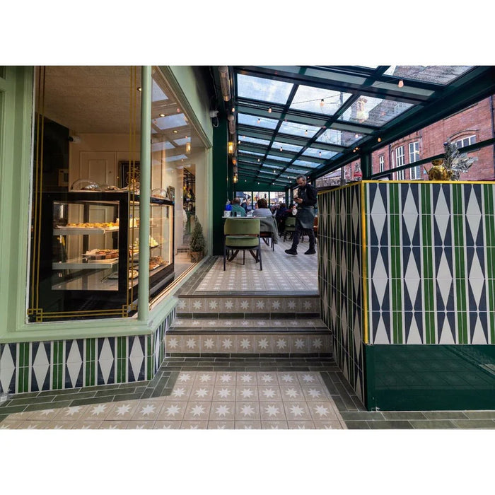 Decoración de oro Hammamet Mini Medroin Moroccan Wall & Floor Tile 15 cm x 15 cm