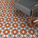 Parsons Terracotta Victorian Geometric Pattern  Wall Floor Tiles